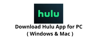 Download Hulu App for Windows 10