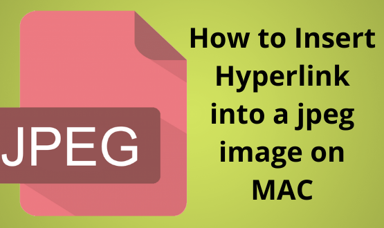 How to Insert Hyperlink into a jpeg image on MAC